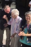 ProsaicPKent's tweet photo. Deeply saddened by the passing of Marian Matthias…the wonderfully, curmudgeonly conscience of Thornhill’s Heritage District, the driving force behind the Benjamin Thorne statue, and a delightful coffee mate at Tim’s. #RIPMarian https://t.co/0UjY6pyF51