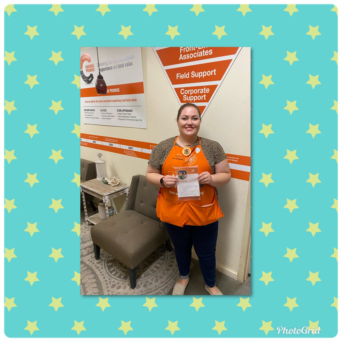 Recognizing Sydney for always being supportive and going  above and beyond for our associates. I appreciate everything you do! 👏🏽#badgerup <a href="/CarpenterTrina1/">Trina Carpenter 🐾</a>