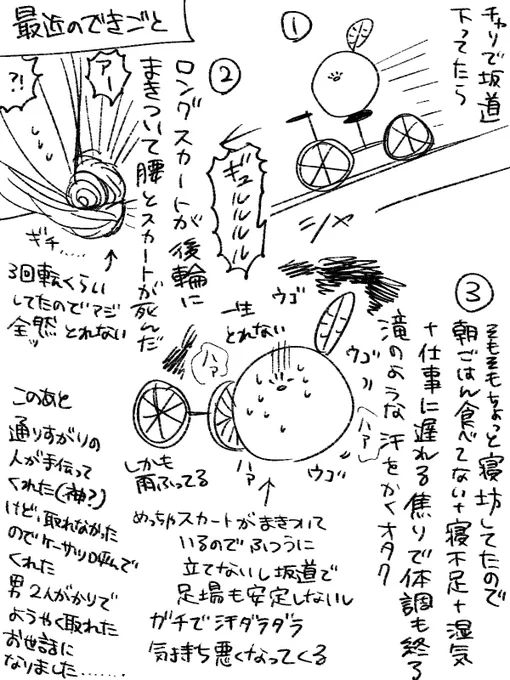 日記 最近何回か死にかけた 