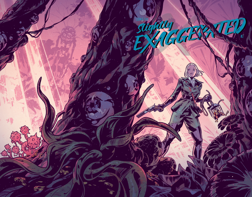 JohnnyAlpha81's tweet photo. Just read issue 2 of the comic everyone should be reading &amp; raving about #SlightlyExaggerated I'm in awe of #PiusBak s characters the oracle is so cool looking! @CurtisClow s writing is phenomenal I love both Mia &amp; Lacy! I want more I really do! read this book it's so dang good!! https://t.co/TT653iEB63