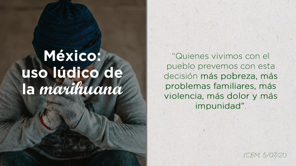 EVerastegui's tweet photo. ¿Necesitamos consumir sustancias para pasar un buen momento, disfrutar, ser creativos? NO. Familia, la aprobación de la marihuana para uso lúdico en México es un retroceso. #noalasdrogas #nodrugs #prevención #educación #valores #familia, como afirman nuestros pastores de la CEM. https://t.co/tUyiTJ8lms