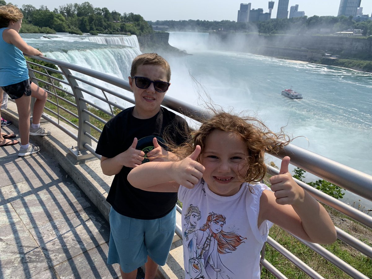 Made it to Buffalo and Niagara Falls. Crossing into Canada tomorrow to officially start with the UPS Canada team in Toronto! Kids enjoyed the falls!!