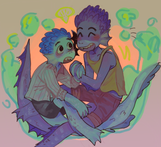 fungilot's tweet photo. watched loo-ca and NEEDED to draw these guys. i could not resist.... https://t.co/6T0WLHFv7q