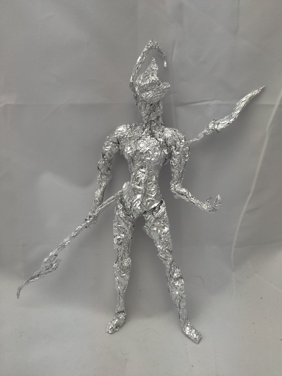 foil_guy's tweet photo. Nyx from Warframe - Aluminum Foil Sculpture
#foil #sculpture #art #fanart #warframe #warframefanart #warframeart #warframecharacters #videogames #videogame #videogamefanart #nyx #warframenyx https://t.co/1fJizn7rgh