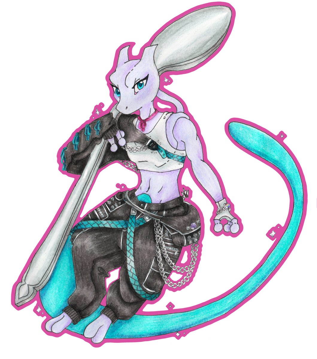 FountainStrang1's tweet photo. It was only a matter of time before i wanted to dress up a mewtwo, and i found out the name of Techwear~
Though now, they're a new OC Aricel who is also a pokemon pokemon trainer lol

#pokemon #oc #aricel #mewtwo #techwear #design #commsionsopen https://t.co/4NyblHOd7y