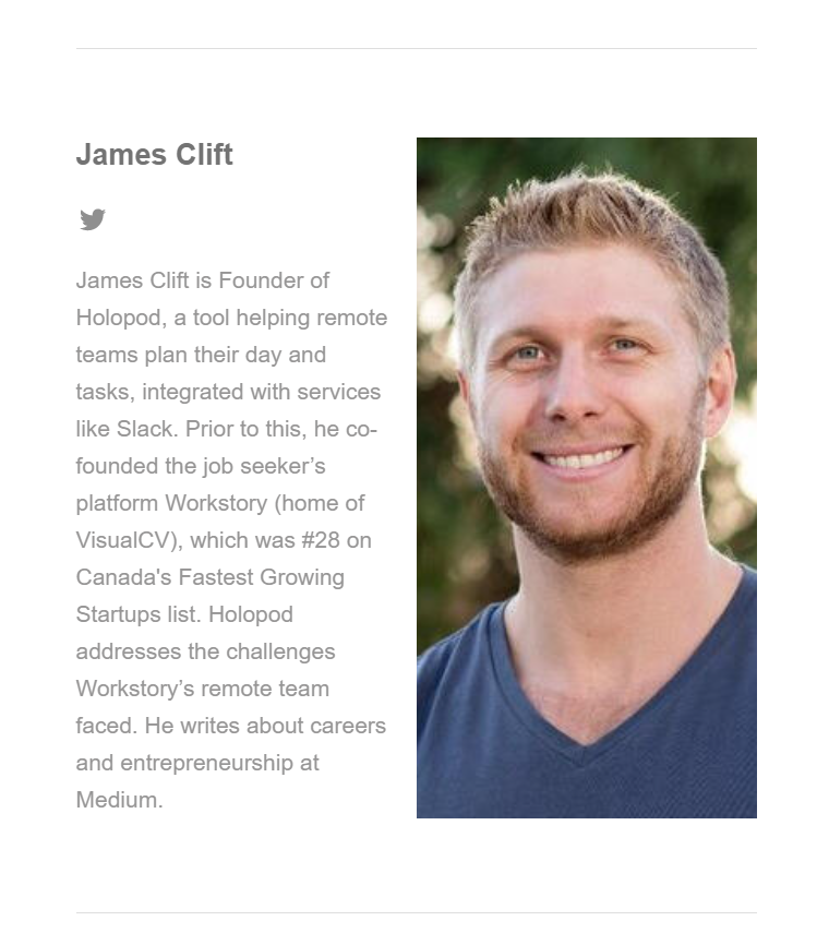 hackerbrews's tweet image. Today&apos;s indie hacker of the day is @jamesclift, Founder of @holopodHQ