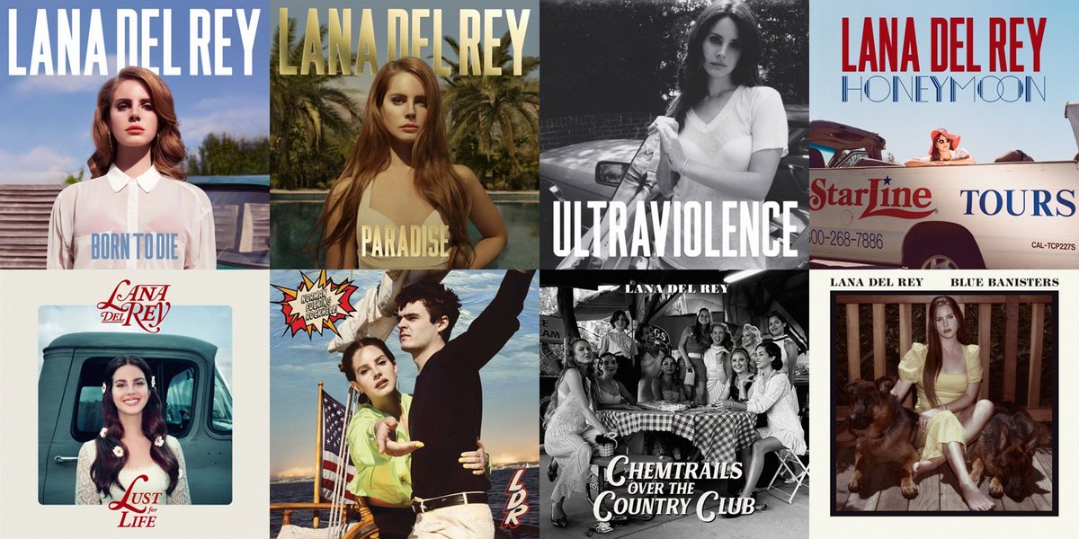 lana del rey album font