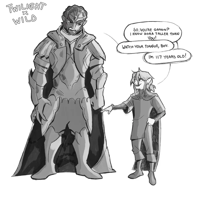 Okay so what if the different Links met the different Ganons? 
#Ganon #Ganondorf #Link #Botw #twilightprincess #skywardsword #loz 