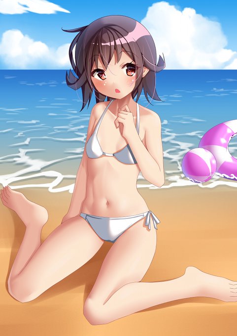 #艦これ
睦月ちゃん描きました～～～～～～ 