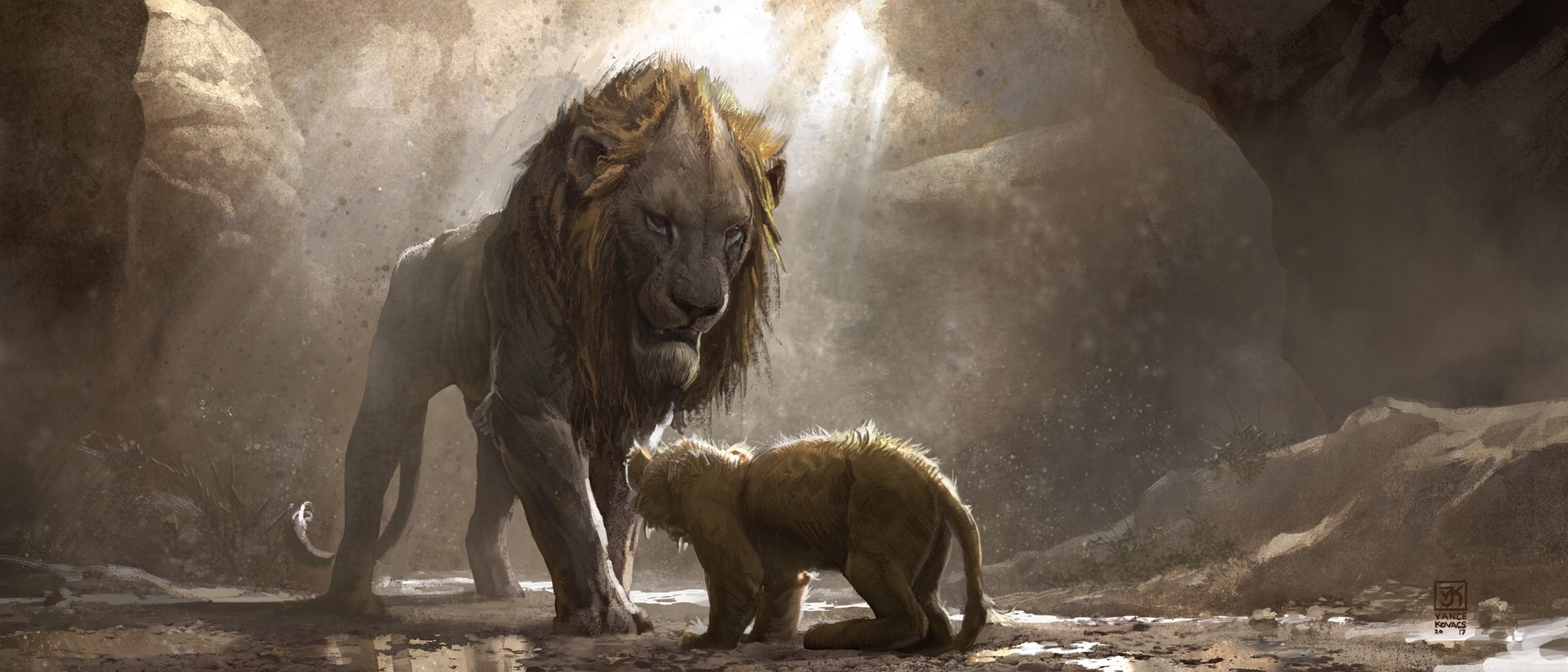 The Lion King Visual Development by Vance Kovacs