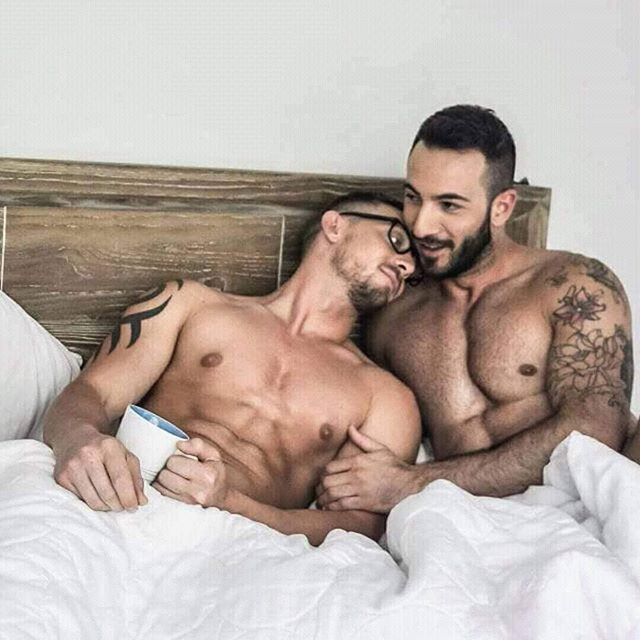 Two hunks one gay