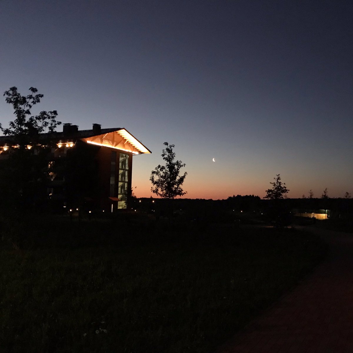 Рассвет на закате