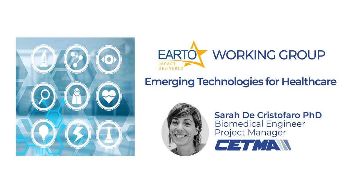 We are proud of the contribution our researcher Sarah De Cristofaro made to the <a href="/EARTOBrussels/">EARTO</a> #MedTech working group on the use of #AI for the treatment and cure of noncommunicable diseases (#NCDs).
bit.ly/2UoSZyO