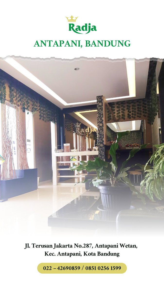RadjaReflexy's tweet photo. Radja Antapani, Bandung

📍 Jln Terusan Jakarta No 287, Antapani Wetan, Kecamatan Antapani, Kota Bandung
📞 022 - 42690859 | 0851 0256 1599

#pijatcimahi #pijatbandung #pijatrefleksi #bandungbasah #massagebandung #infobandung https://t.co/FWvxcG2Zr9 https://t.co/UKq0UQ0aQU https://t.co/D7NtY1zxOa