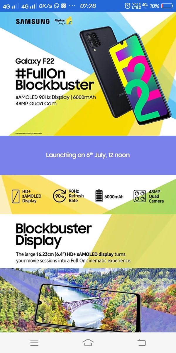 14subodh's tweet photo. #FullOnBlockbusterChallenge #GalaxyF22 @Flipkart @SamsungIndia https://t.co/vWTKoHuQx4