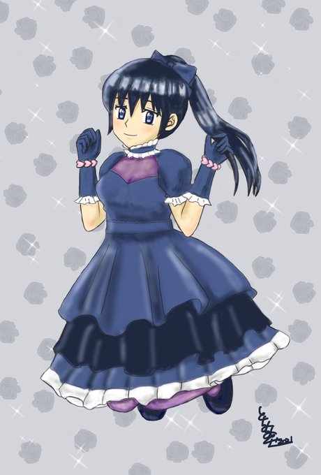 フリルスカートのtwitterイラスト検索結果