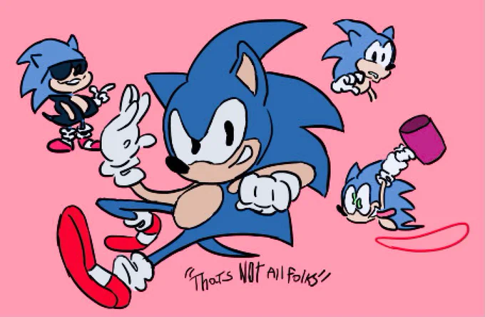 sonic but hes ✨c o o l e r✨ 