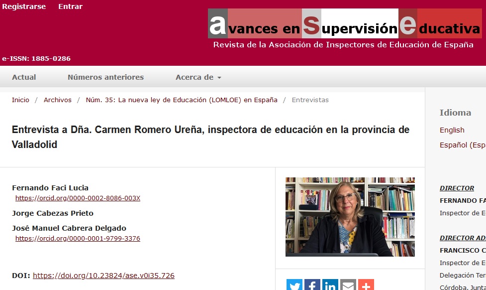 AdideFederacion's tweet photo. Entrevista a Carmen Romero Ureña, inspectora de educación.

Podríamos ser más eficaces ayudando a mejorar el funcionamiento de los centros si las Administraciones educativas no nos cargaran de tanta tarea burocrática.

https://t.co/F4ycFa3af0 https://t.co/N0Q70gng6R