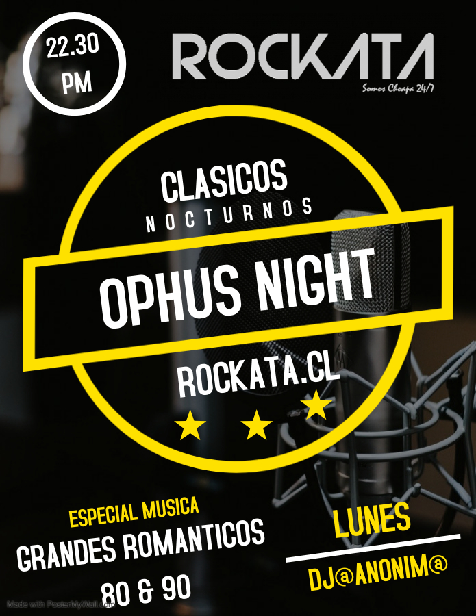 RockataChile's tweet photo. EN VIVO por https://t.co/iEap1NbJTE📡#OPHUSNIGHT,"LUNES ROMANTICO Y DEL RECUERDO", 📣grandes clasicos del rock y pop, de los 80 &amp; 90!!! 📣 https://t.co/78D5McmMCc
siguenos
☑️Instagram: @rockatalive
☑️Face: Rockata Choapa
☑️Youtube: Rockata Producciones
#somoschoapa
#ophusnigth https://t.co/yCXPzkXLHa