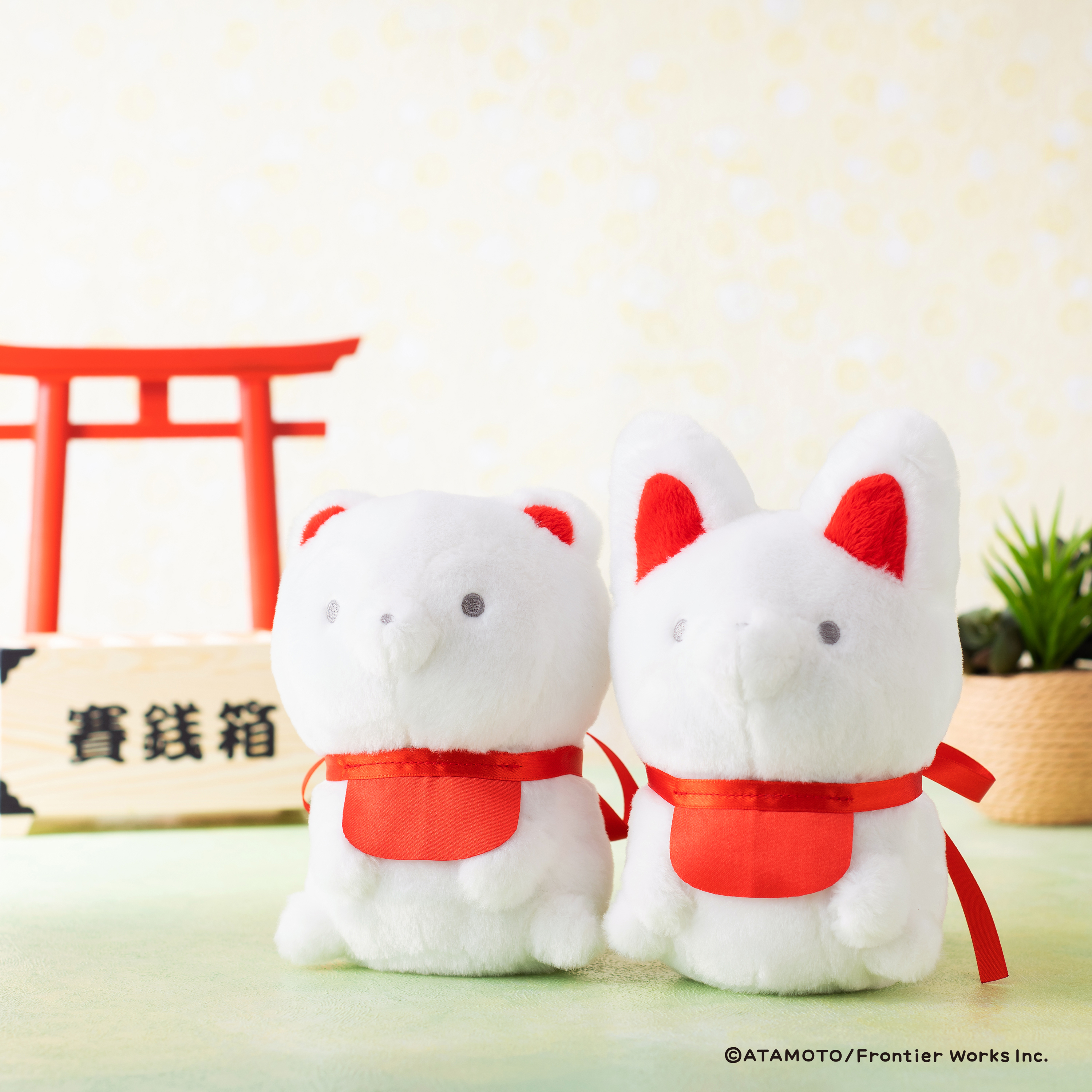 早割クーポン！ 公式・コミックス10巻発売中！】タヌキとキツネ&たるしば on X ぬいぐるみ