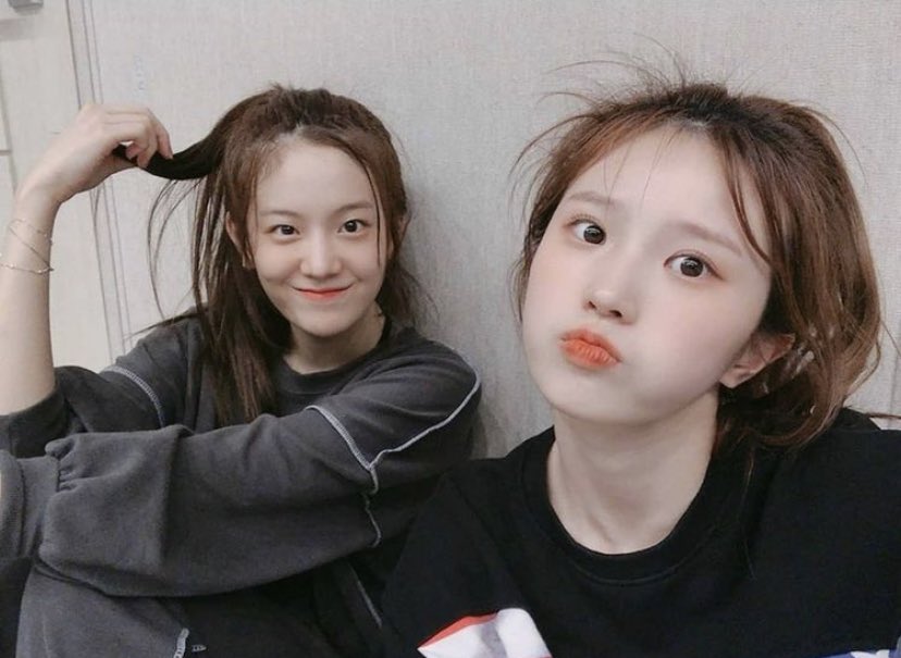 pon_flover's tweet photo. ハヨン&amp;ギュリ❣️❣️
#fromis_9 https://t.co/WaWId8kIgU