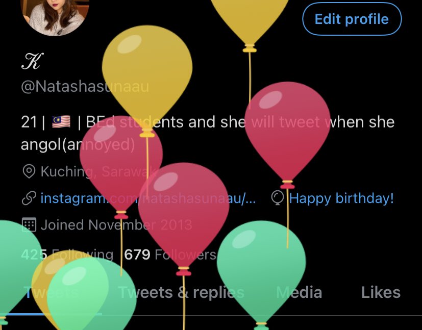 Natashasunaau's tweet photo. Happy level up✌🏻☝🏻 #balloonpopping https://t.co/bMAeTqpudk