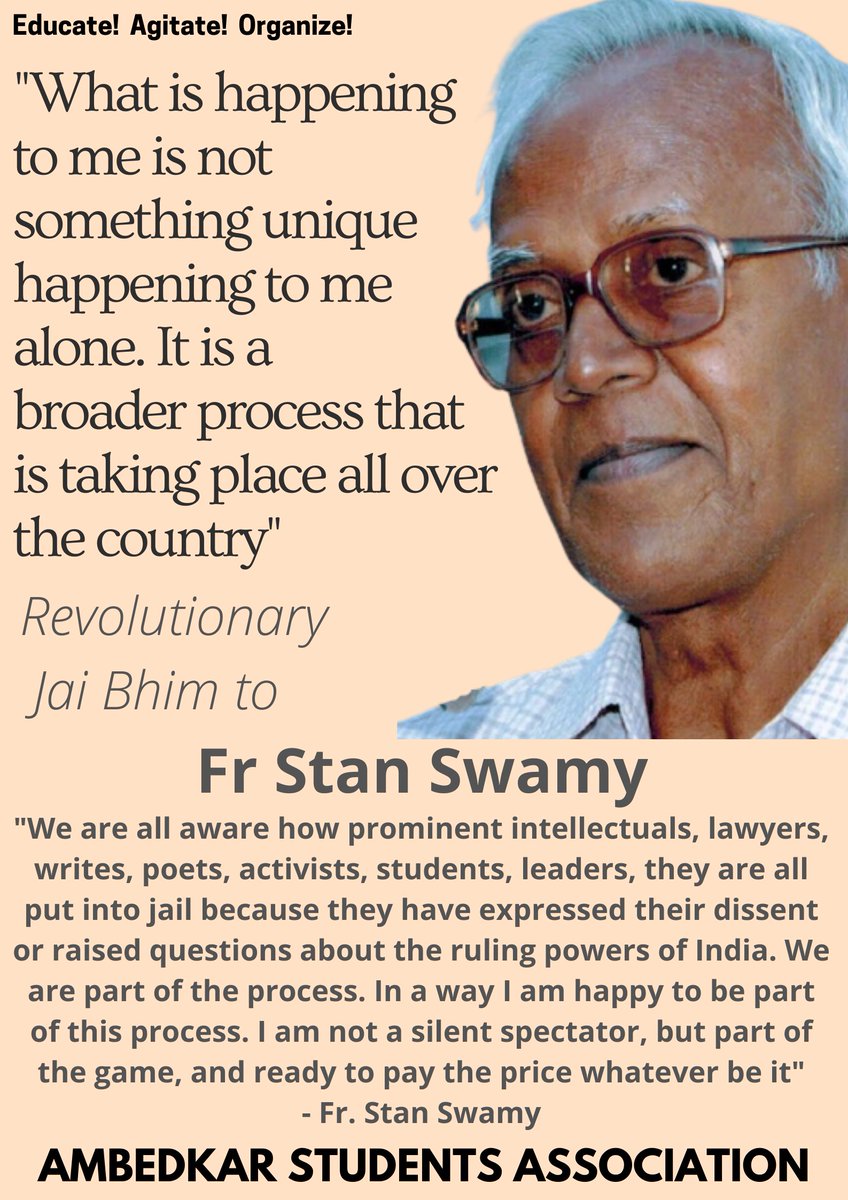 Revolutionary Jai Bhim to Fr Stan Swamy