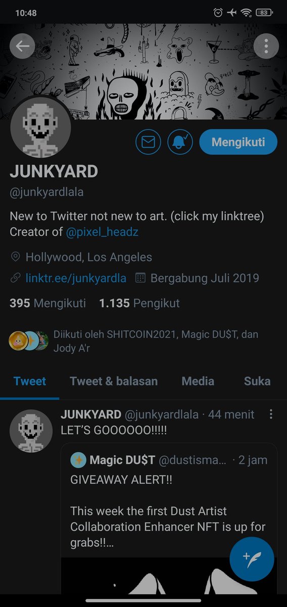 fahruroziki's tweet image. Follow done sir ☺️
@Ki99426219
@Jodyarr1 

#DustIsMagic #MagicDust #NFT #NFTS #NFTGiveaway #win #nftart #nftcollector #NFTCommunity #WAXP