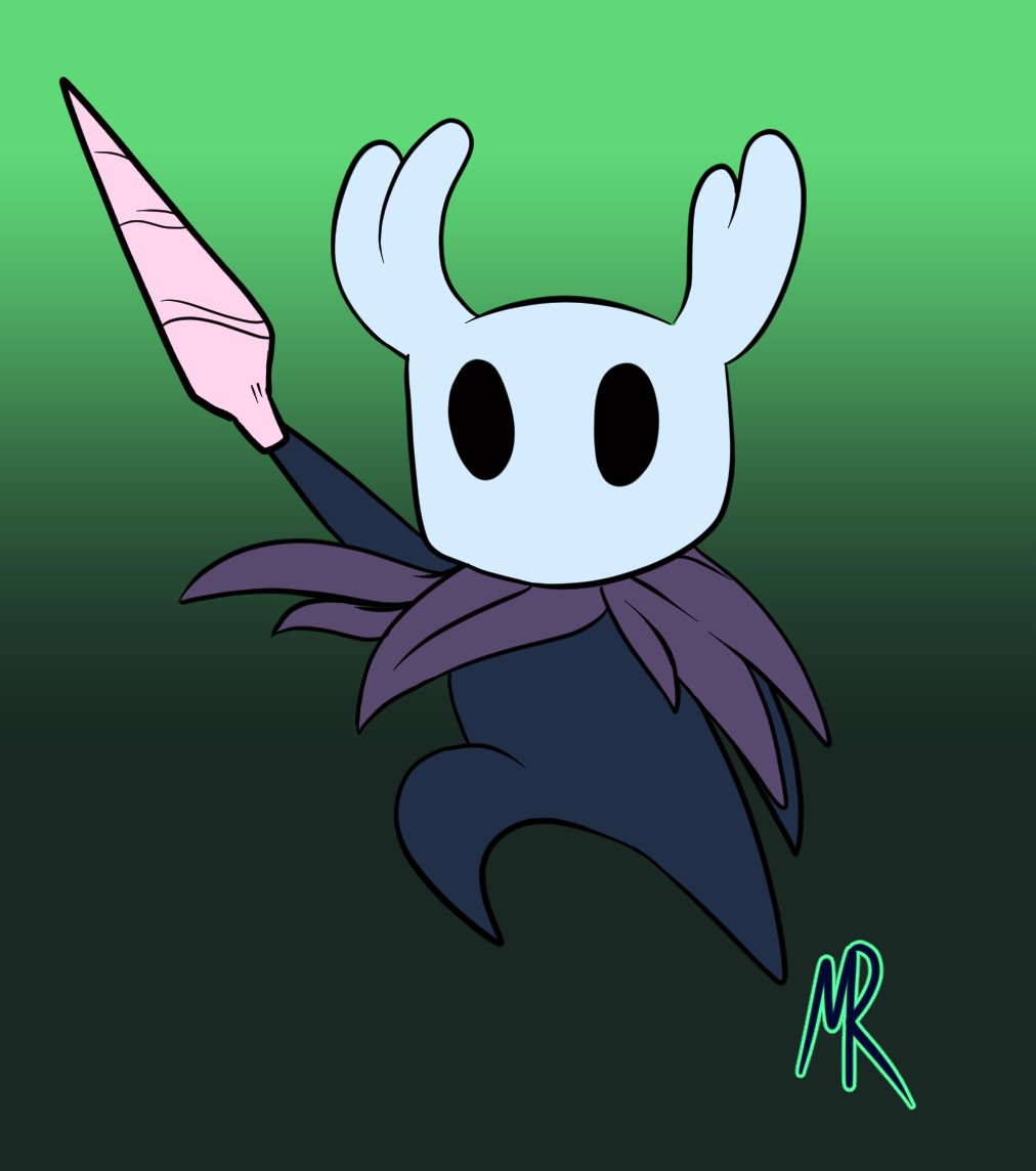 MacRepman's tweet photo. Been playing lots of Hollow Knight lately, made a lil drawing.

#Hollowknight #hollowknightfanart  #HollowKnightArt  #ArtistOnTwitter https://t.co/kAwcrbm10Z