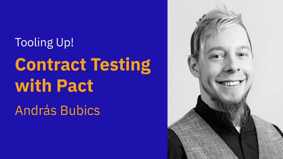 Our first #skillsmatter Premium Member #meetup starts tomorrow at 5pm AEST July 7! <a href="/orochi_kazu/">Andras Bubics</a> will show us how to speed up dev and deploy, and abolish end-to-end tests using Contract Testing.  

👉 Register now: bit.ly/2Ty815g