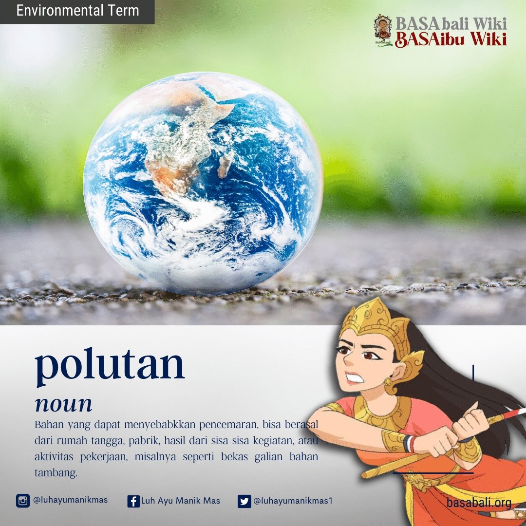 LuhAyuManikMas1's tweet photo. Yuk simak ulasan tentang polutan di bawah ini😊👇
.
#polutan #bethehero #savetheplanet https://t.co/7argSE9vtP