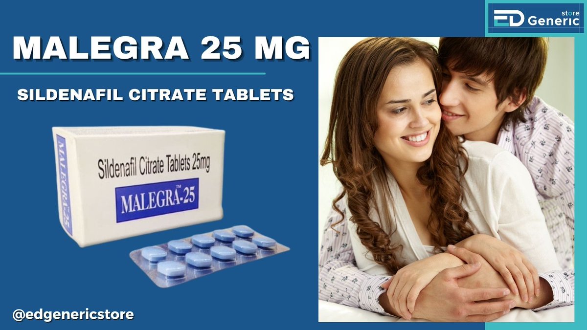 EdHealthPost1's tweet photo. #Malegra25mg will help keep an erection somewhat more than viagra. #Malegra 25 mg tabs start to produce results in around 30-an hour. With Malegra 25 mg, the impacts keep going for around 5 hours. #ed #erectiledysfunction #edgenericstore #men #MensHealth https://t.co/ai0CH1ChKX