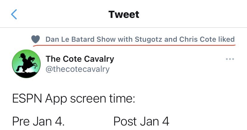 For a second there I read the internet wrong and thought @ChrisCoteDKings got a promotion. I mean…it’s got a good ring to it. <a href="/lebatardshowfan/">Mark</a> 

$2