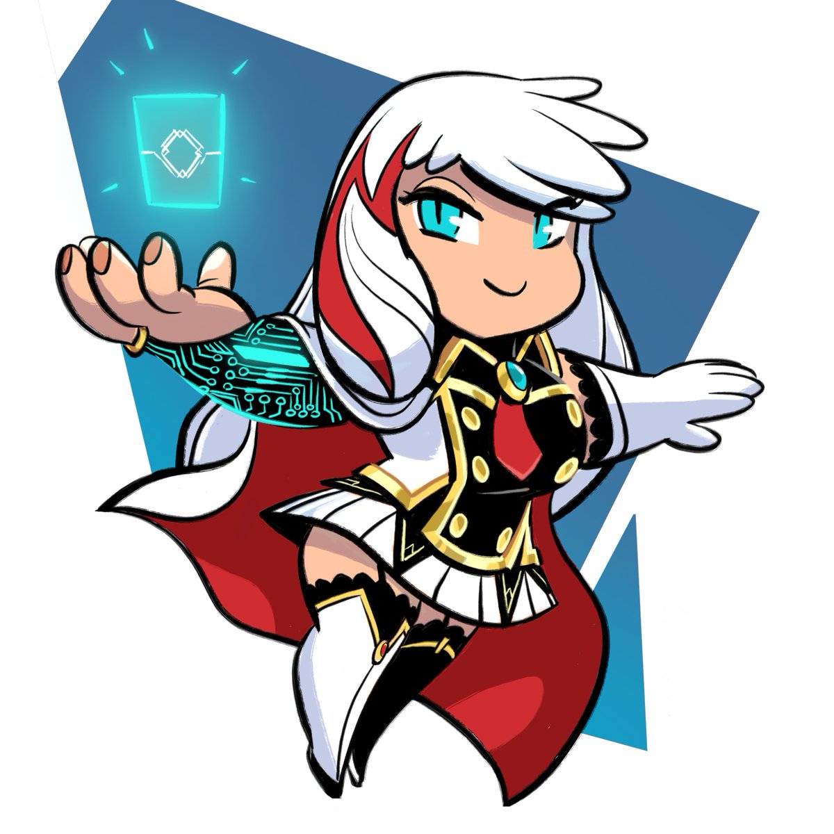 QuantumCardGame's tweet photo. Thank you @ArashBRod for this super cute and cool Queen! https://t.co/DhYsCFCzFJ