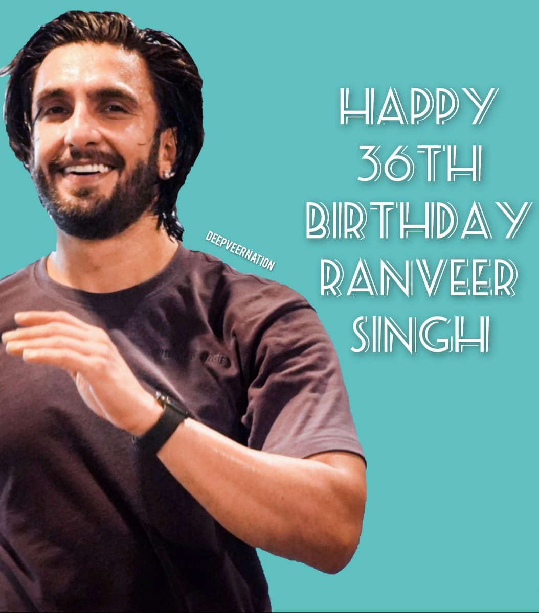deepveernation's tweet photo. happy birthday to this handsome man, talented actor, kind human &amp; the person who lights up any room that he walks into. thank you for sharing your talent, love for cinema, kindness &amp; positivity with us. wishing u the best year ever @RanveerOfficial ❤

#HappyBirthdayRanveerSingh https://t.co/CRydluuLbk