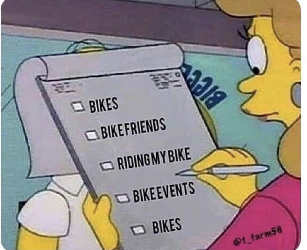 marysvip's tweet photo. Everybody needs a list 👊👊🏍🏍🏍🏍🏍🏍🏍🏍🏍🏍🏍🏍 #bikes #bikesfriends #ridingmybike #bikesevents #bikes #weekendforcast https://t.co/2OtOpgr5s8