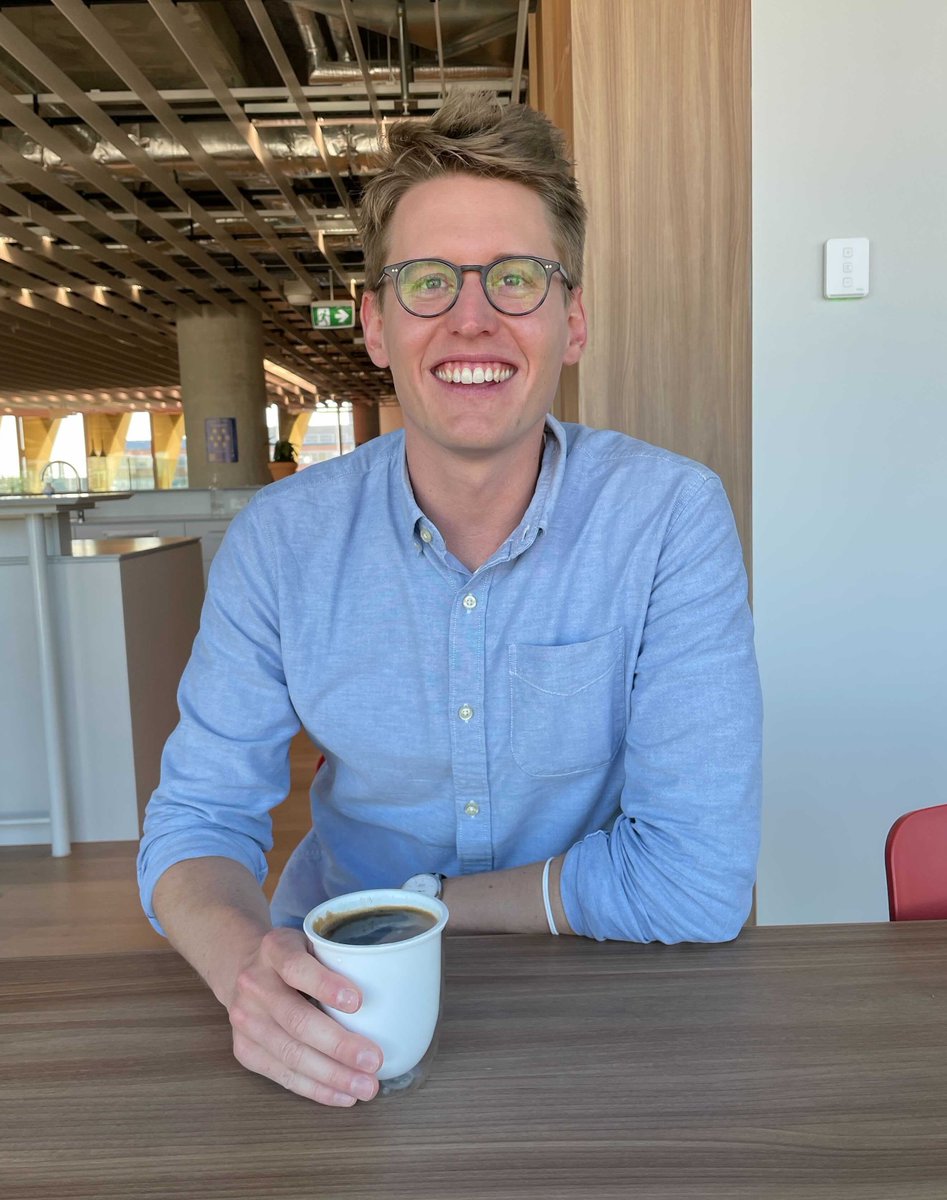 It was awesome to welcome Jonas Haderlein to the Centre in person last week (seen here enjoying his first coffee in Melbourne Connect). Jonas has been working on his PhD remotely from Munich for the last 12 months. Great to finally have you join us here in Melbourne Jonas!