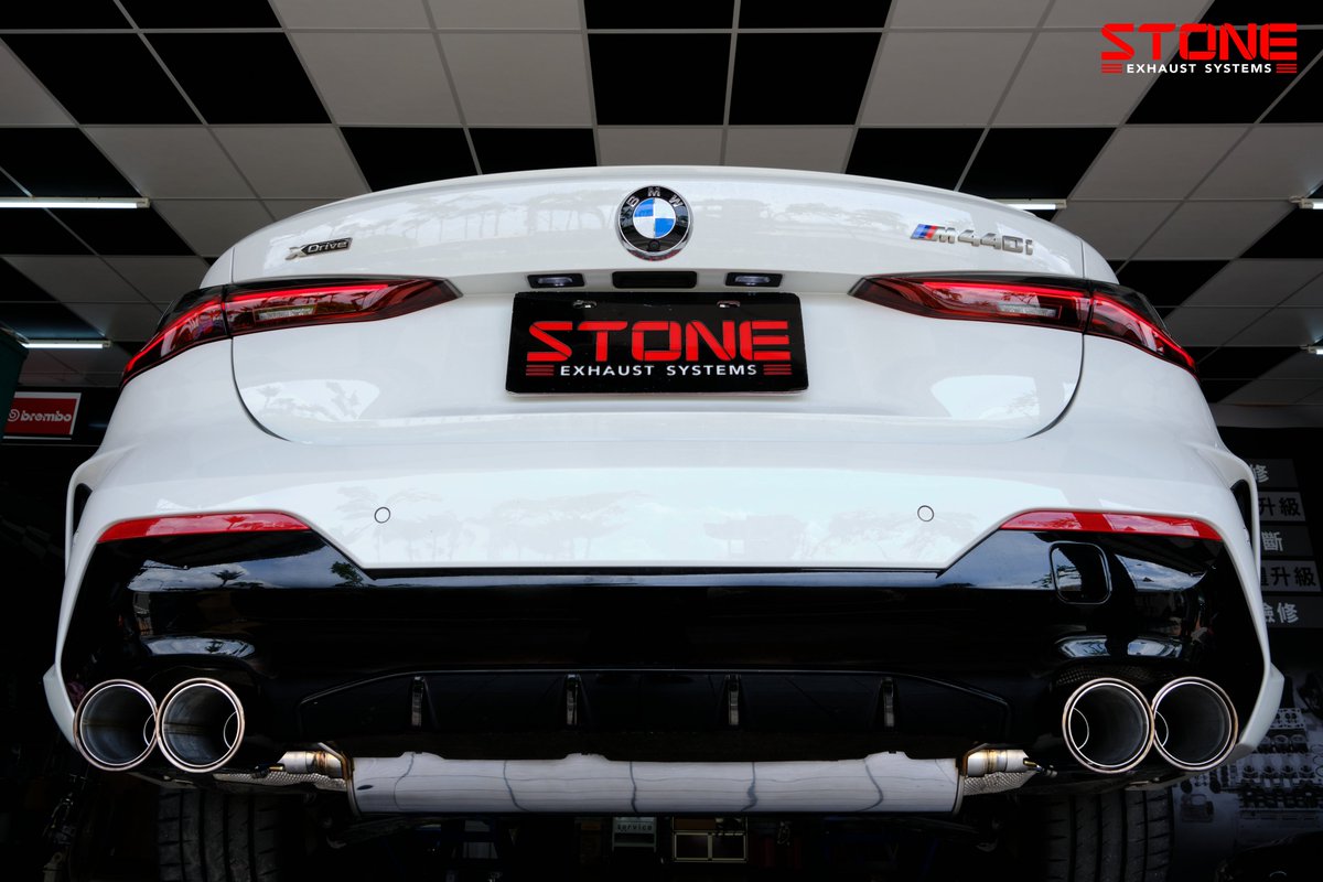 STONE_EXHAUST's tweet photo. BMW G22 M440i https://t.co/obWLxuzSRh
