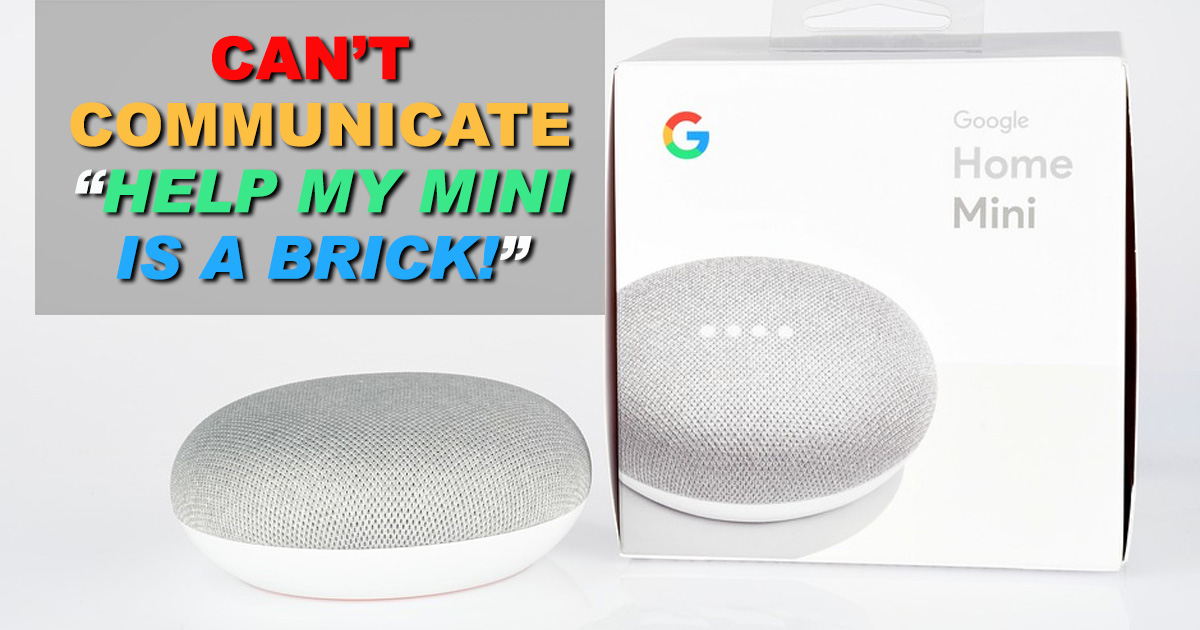 FNAnetwork's tweet image. FIX for "Can't communicate with Google Home Nest Mini" youtu.be/H1F_7y5X6oQ via @YouTube #googlehome #googlenest #googlemini #googlespeaker #googlehomebroken #googlehomecantconnect #googleminicantconnect #fixgoogle