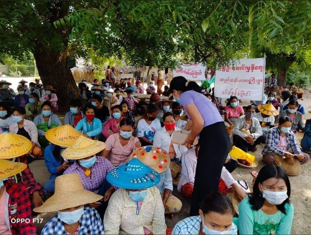 116th day of coalition strike march and staged sit_in strike against Military dictatorship in YinMarBin and Salingyi ,Sagaing this morning!
#WhatsHappeningInMyanmar
#DreadfulCovidAmidMilitaryCoup
#July6Coup