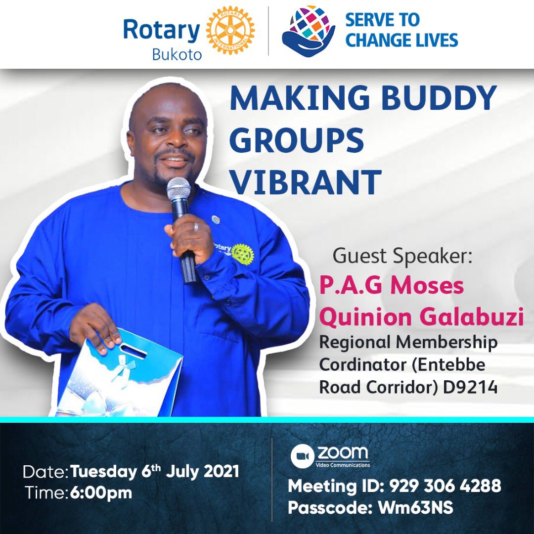 We invite you to our inaugural fellowship under the new year #ServingtoChangeLives as #PAGMosesGalabuzi takes us through the #topic “making buddy groups vibrant.” @gkatwine @Mercykains @michaelopira @alfred_okoya @RACBukoto @k_sebalu