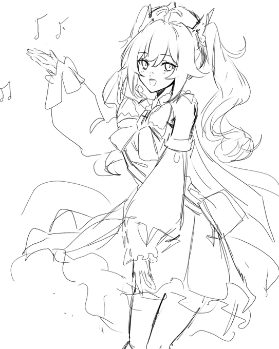 wa... barbara... is actually very fun to draw lol 