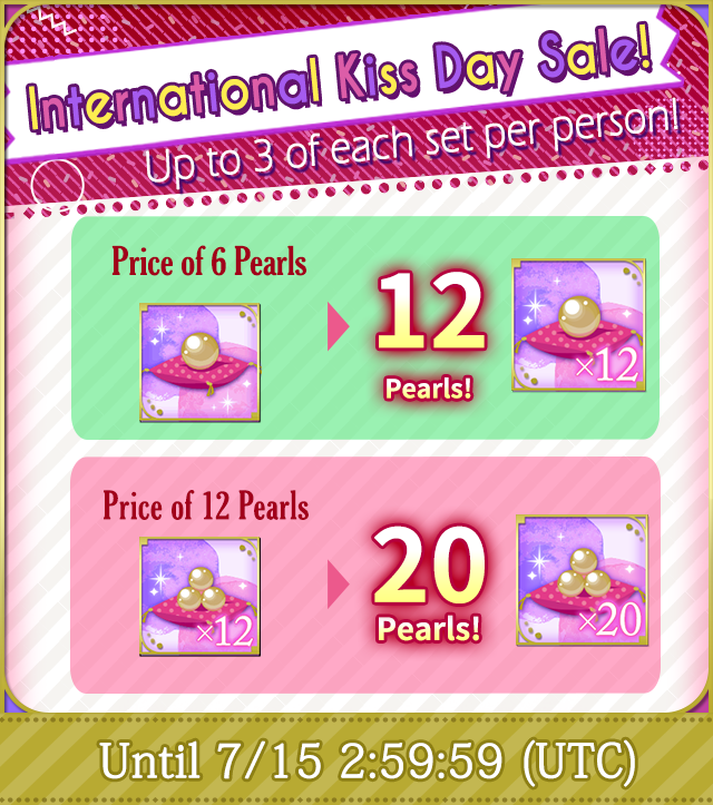 Voltage_SLBP's tweet photo. Voiced movie clips are back - plus a sale to commemorate International Kissing Day!

Get more Pearls than usual during this sale period, and don't forget to check out the revival voiced movie clips too!🎬

Don't miss it♪ 

#SLBP #VoltageInc #InternationalKissingDay https://t.co/Jnlf9mUwLU