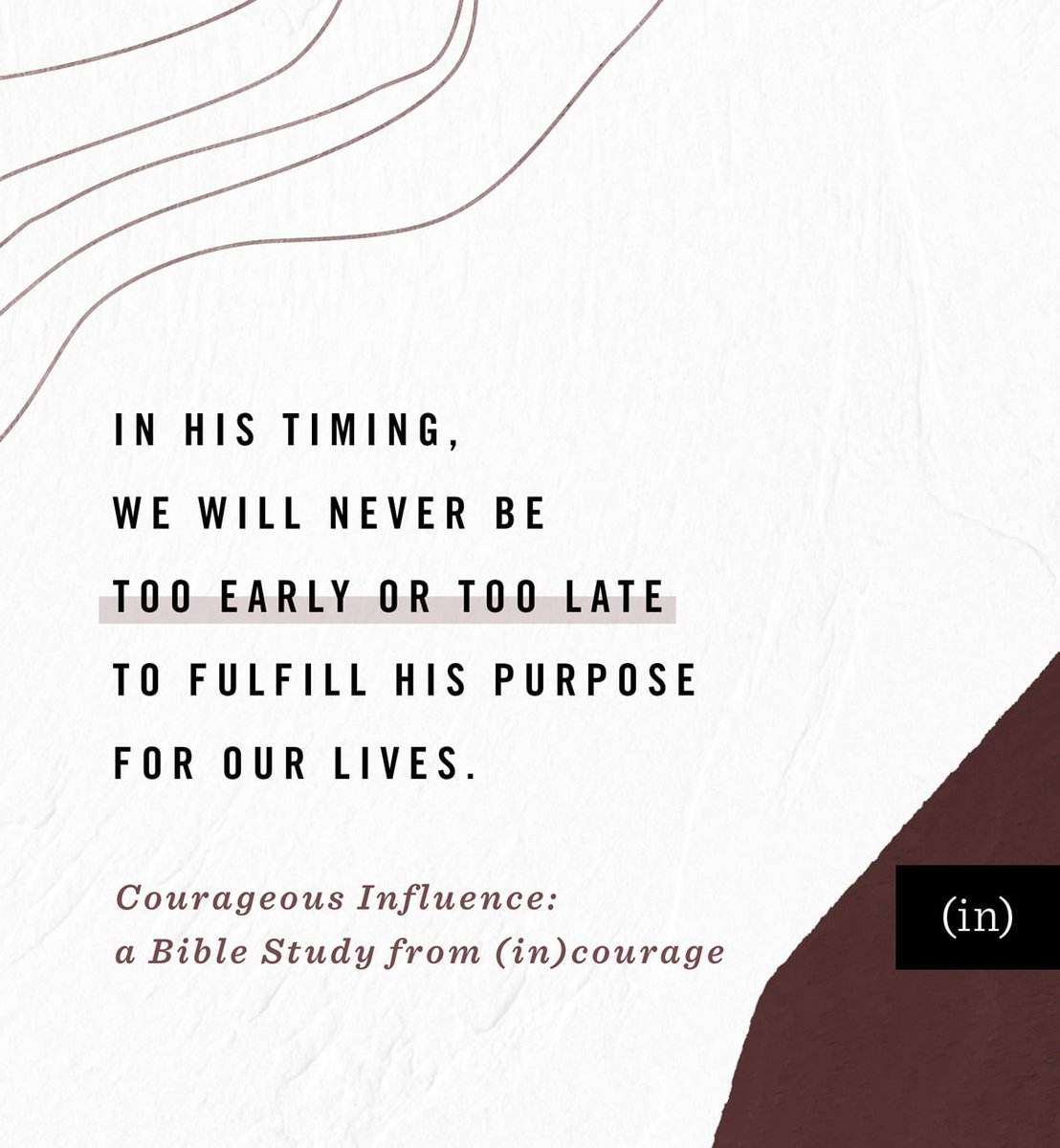 abturn21's tweet photo. With so many “influencers,” I’ve been thinking about what the word influence means. I’m reading an early copy of the new Bible Study from @incourage (it’s called #CourageousInfluence) We don’t have to be “famous” or super popular to be influential! https://t.co/keIVf9KWiR