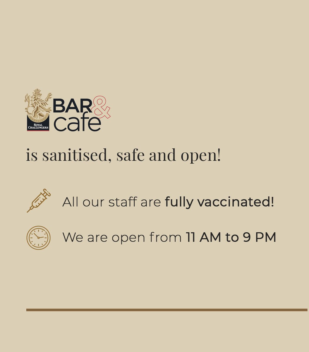 RCB Bar and Cafe tweet media