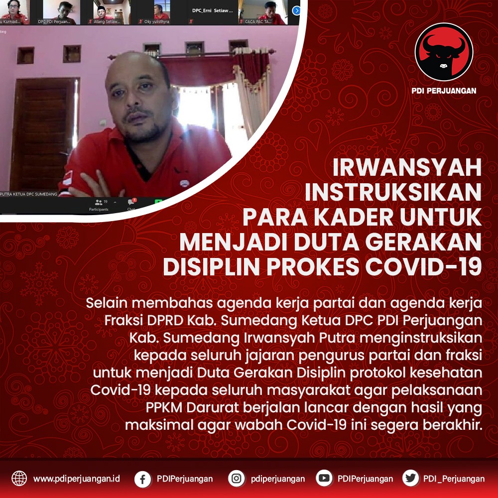 DPC PDI Perjuangan Sumedang Gelar Rapat Rutin Pengurus DPC

Rapat rutin pengurus DPC PDI Perjuangan Sumedang bersama anggota Fraksi DPRD Kab. Sumedang, Sabtu (03/07/21).

#PDIPerjuangan 
#SolidBergerak