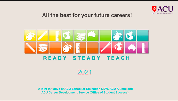 A very BIG thank you to the educators and speakers, who shared their advice, and wisdom in today's Ready, Steady, Teach conference. I really appreciate your time, guidance and support, during my transition into the teaching profession.
#acuedu_p
