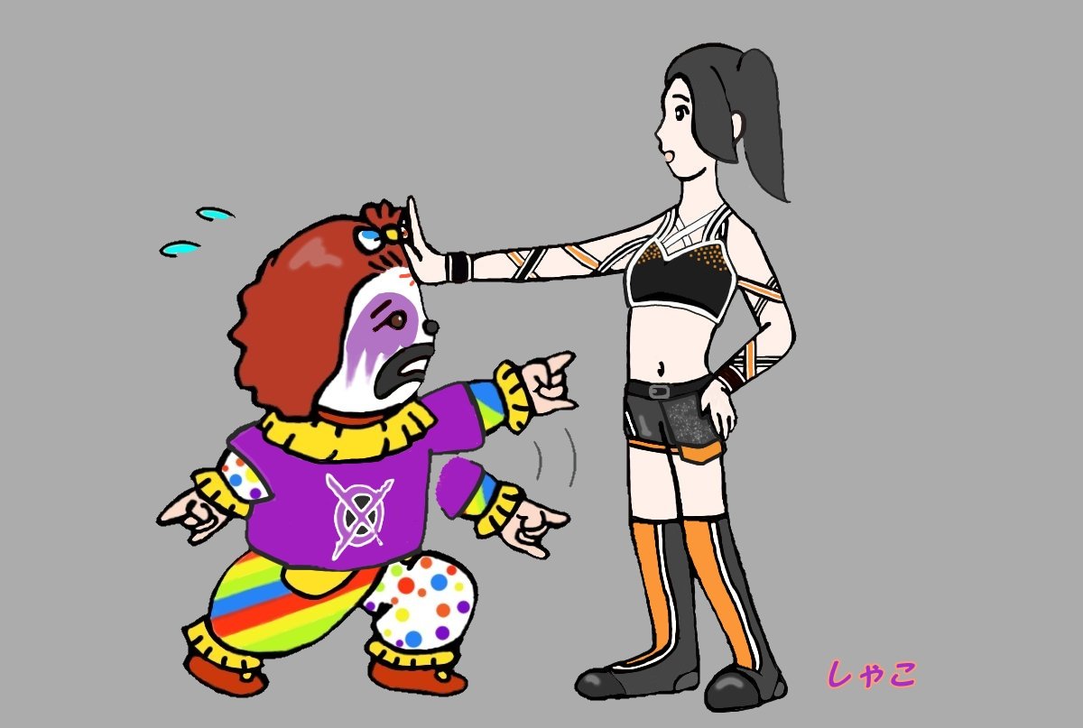 プロレスイラスト Min T ミント