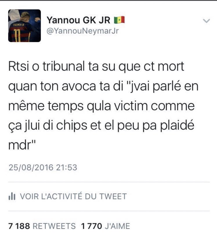 Mention honorable à Yannou qui s’est mis au rap depuis pas mal de temps