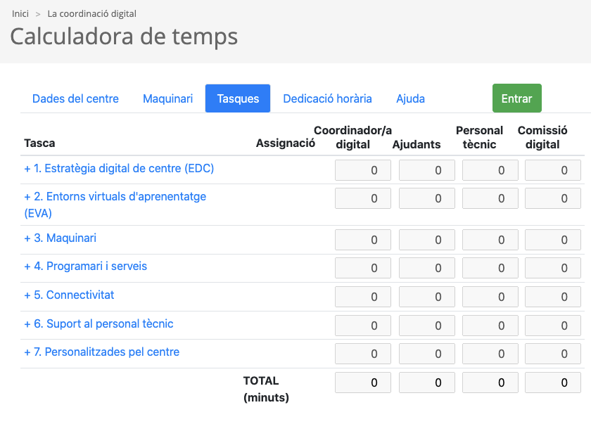 Coordinadors/es digitals, ja heu provat la calculadora d'hores de la coordinació? Fa una estimació del temps que cal per fer cada tasca i preveu una distribució del temps entre altres perfils al centre. #PlaEducacióDigital #DGIRCD #PEDC #CoordinacióDigital
projectes.xtec.cat/coordinaciodig…